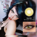 Hazel Girl Contact Lenses(12 months of use)