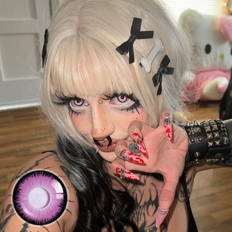 ALEXIS' Pink Doll Dream Contact Lenses