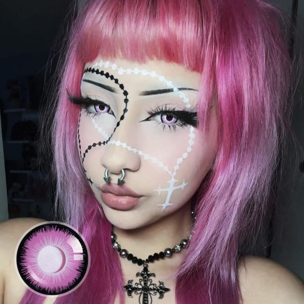 ALEXIS' Pink Doll Dream Contact Lenses