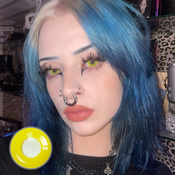 Freaky Firefly Contact Lenses