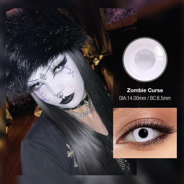 Zombie Curse Colored Contact Lenses(12 months of use)