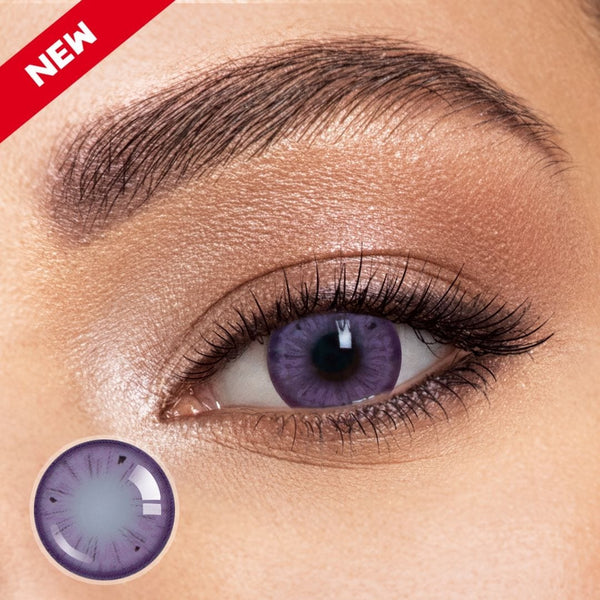 ALEXIS Violet Speckle Contact Lenses(12 months of use)