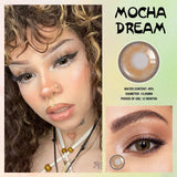 Mocha Dream Contact Lenses(12 months of use)