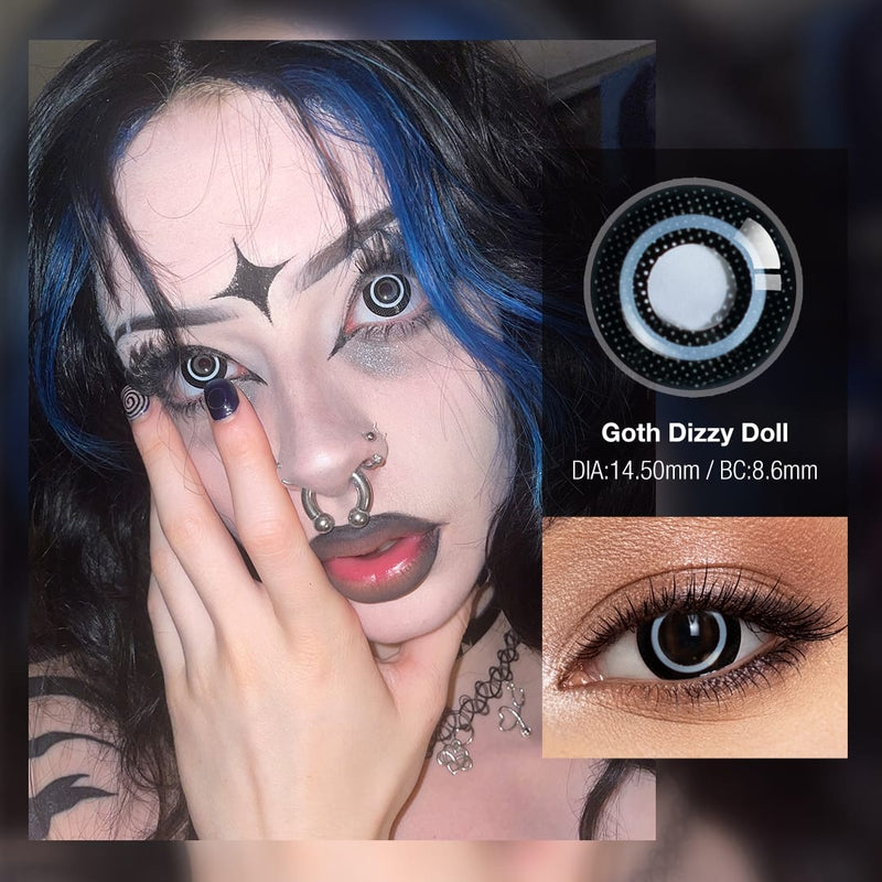 Goth Dizzy Doll Contact Lenses