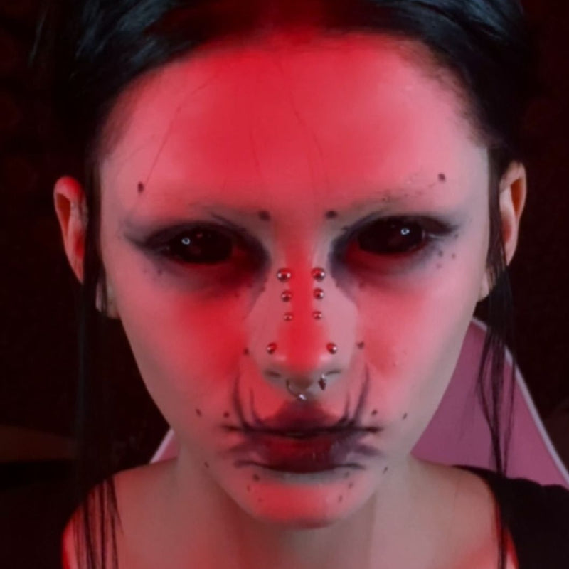Nene's Dark Demon Doll Eye 22MM Full Sclera Contact Lenses