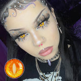 Dracula Yellow Dragon Contact Lenses(12 months of use)