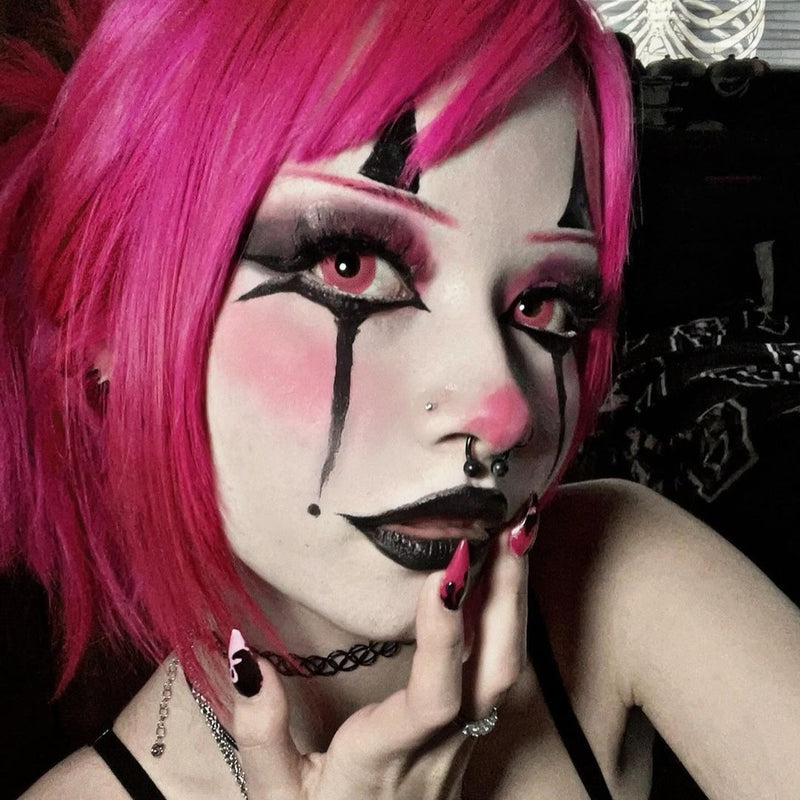 Unikittie's Pure Pink Colored Contact Lenses