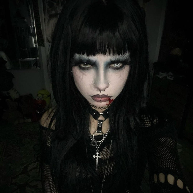 Alexis Vampire White Contact Lenses