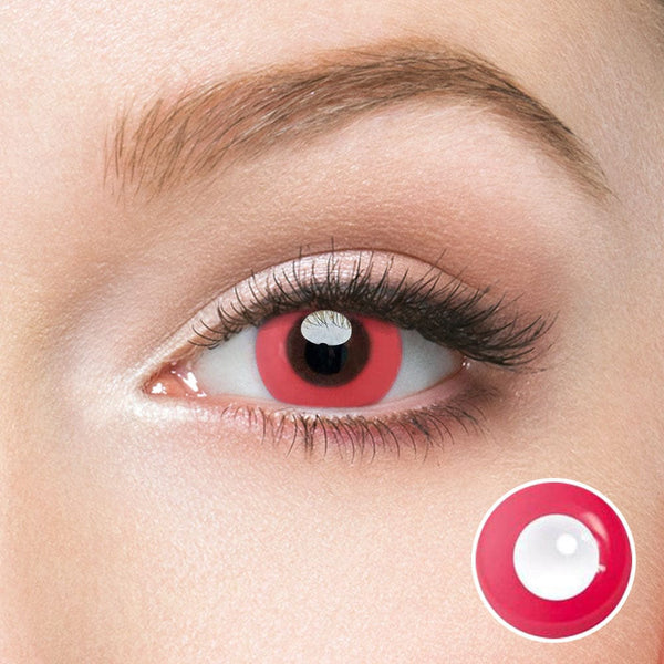 Pure Pink Colored Contact Lenses