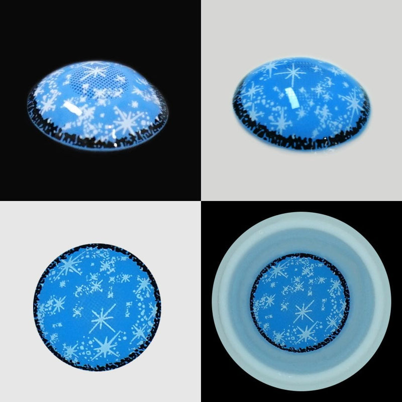 Blue Snow Contact Lenses(12 months of use)