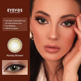 Honey Brown Contact Lenses(12 months of use)