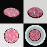 Pink Snow Contact Lenses(12 months of use)