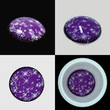Purple Snow Contact Lenses(12 months of use)