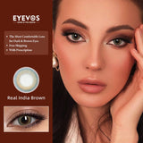 Real India Brown Contact Lenses(12 months of use)