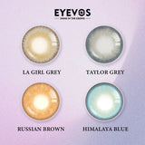 EYEVOS Tailored For Brown Eyes Hot Classic Set (4 pairs)