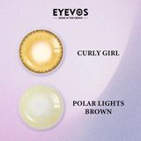 EYEVOS the best grey lens set (Curly & Polar Lights)(2 pairs)