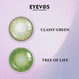 Top 1 Green Colored Contact Lens Set on Tiktok(2 pairs)
