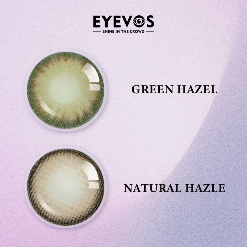 Top 1 Hazel Colored Contact Lens Set on Tiktok(2 pairs)