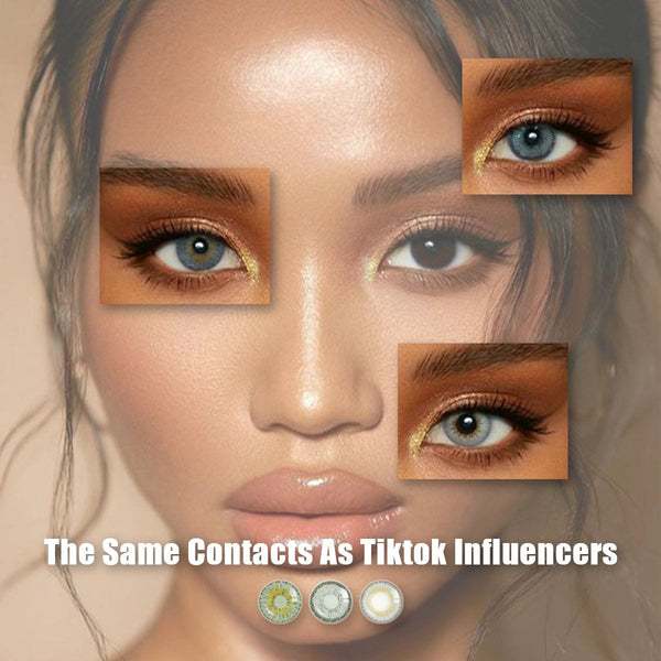 The same contacts as tiktok influencers (3 pairs)